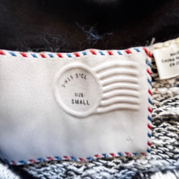 Anthropologie Postmark Sz S B&W Tunic Mid Mod 60s/70s Style Dress Vegan Leather - Picture 11 of 11